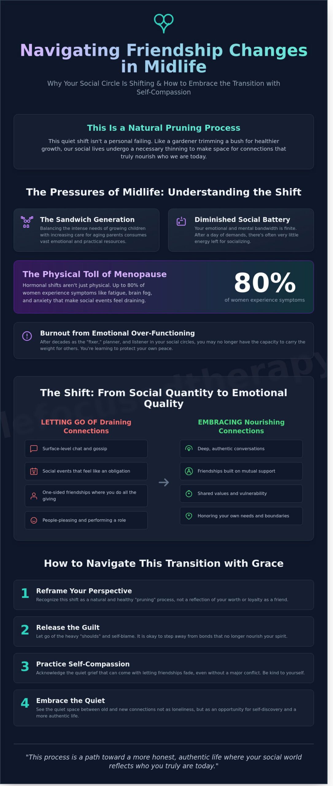 Why Your Friendships Feel Different as You Reach Midlife