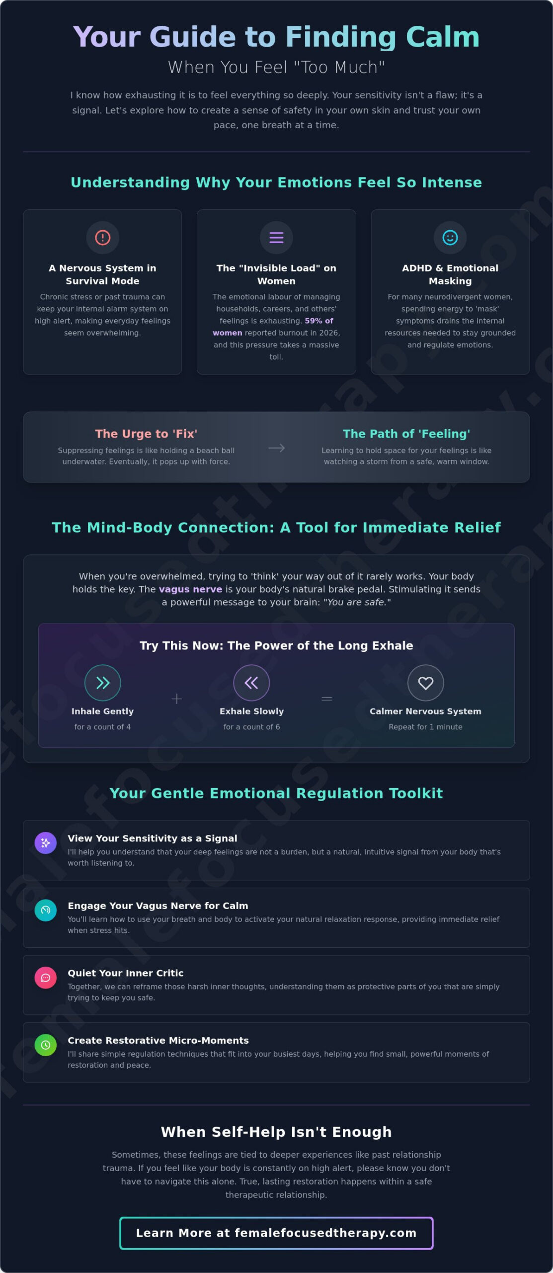 Finding Your Calm: Gentle Emotional Regulation Techniques for Women