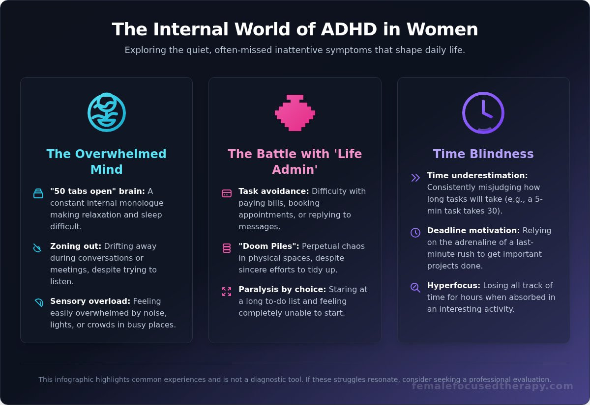 Recognizing the Unseen: A Guide to ADHD Symptoms in Women in Singapore