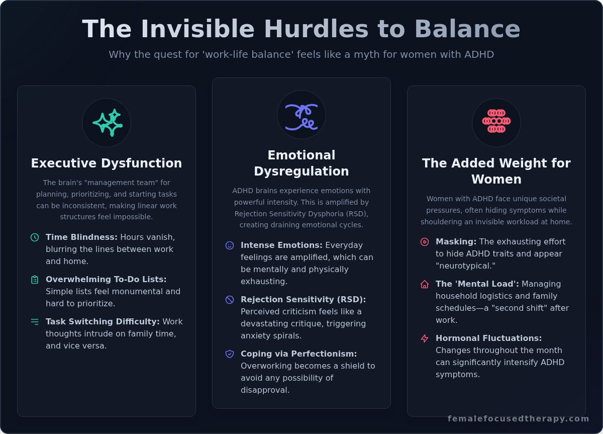 ADHD and Work-Life Balance: A Compassionate Guide for Women