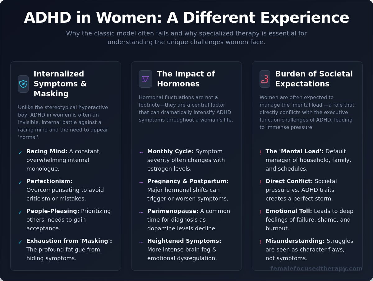 ADHD Therapy for Women: A Guide to Feeling Understood and Thriving