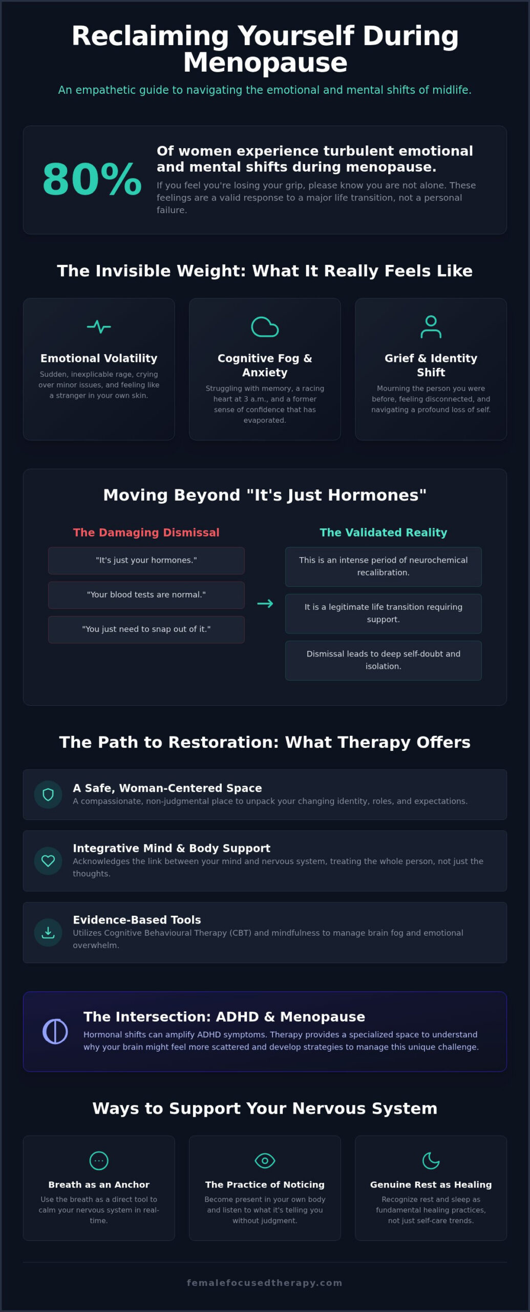 When the World Feels Heavy: Why Therapy for Menopause Matters