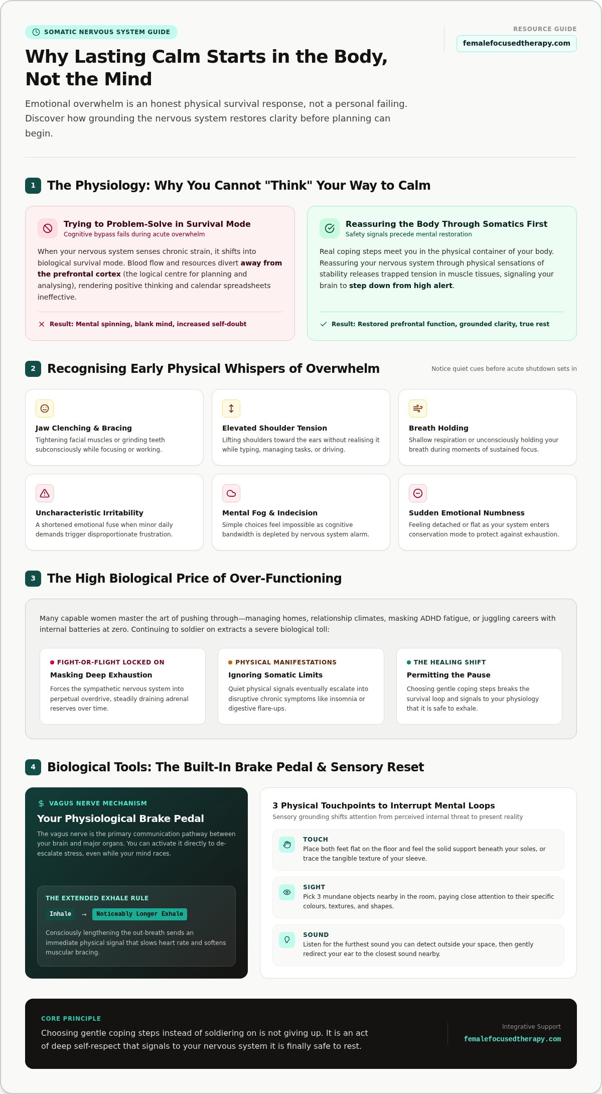 Gentle Coping Steps for When You Feel Completely Overwhelmed
